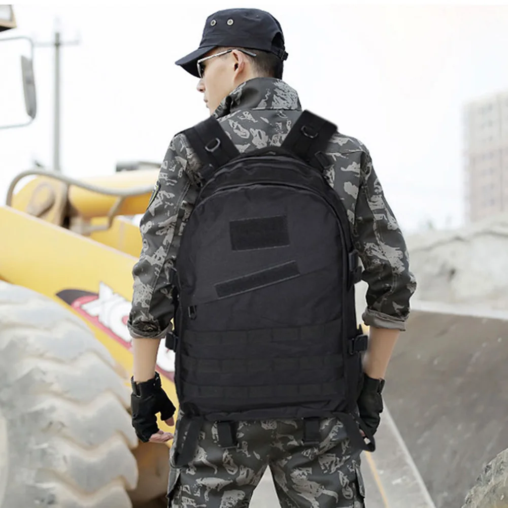 

Men Women Lightweight Oxford Large Capacity Storage Hiking Waterproof Bag Backpack Adjustable Wear Resistant Tactical Outdoor