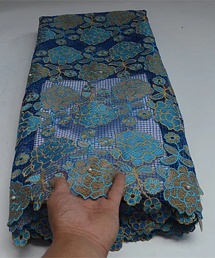 

Newcoming net tulle lace fabric hollow out french lace fabric flowers pattern design mesh lace for dress PSOC031