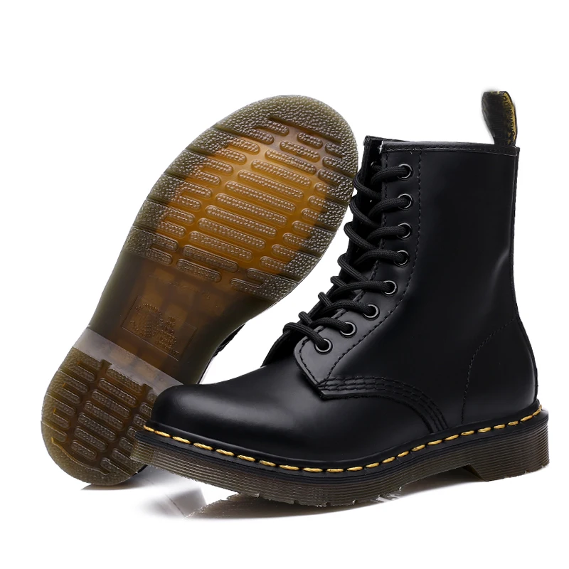 

Luxury Men Martins Boots Women Brand Botas Martens Boots Platform Unisex Casual Shoes High Top Fashion Leather Ankel Boots