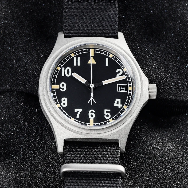 

Baltany Pilot Watch Men Military Retro Army G10 NH35 Automatic Mechanical Wristwatch 100m Waterproof Super Luminous NATO Strap
