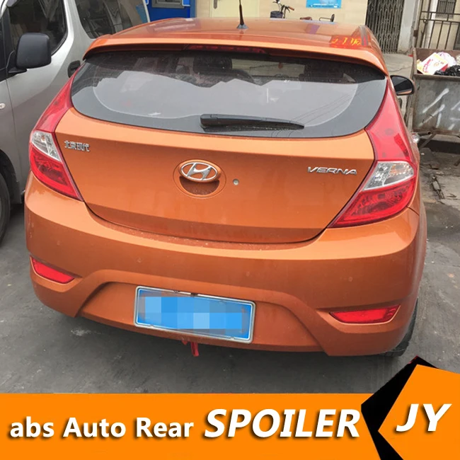 Спойлер для HYUNDAI Verna 2008 2013 спойлер высококачественный из АБС материала заднего