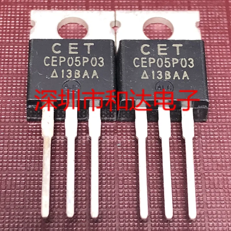

CEP05P03 TO-220 -30V -4.9A