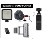 Дополнительный переходник для микрофона 3,5 мм, крепление для смартфона PGYTECH, крепление для холодного башмака 49, светодиодный светильник, микрофон для DJI OSMO Pocket, аксессуары