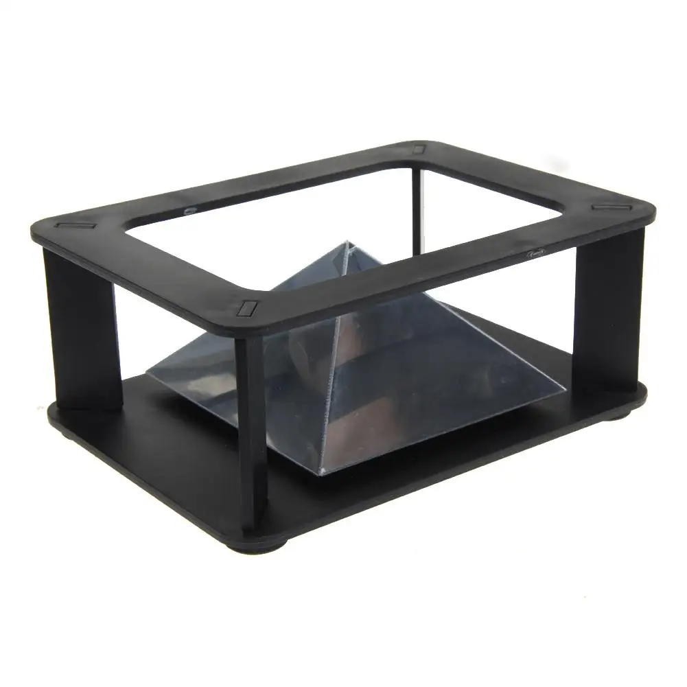 

Universal 3D Holographic Display Stand Projector Mini Pyramid Hologram Projection Showcase For 3.5-6 inch Mobile Phone