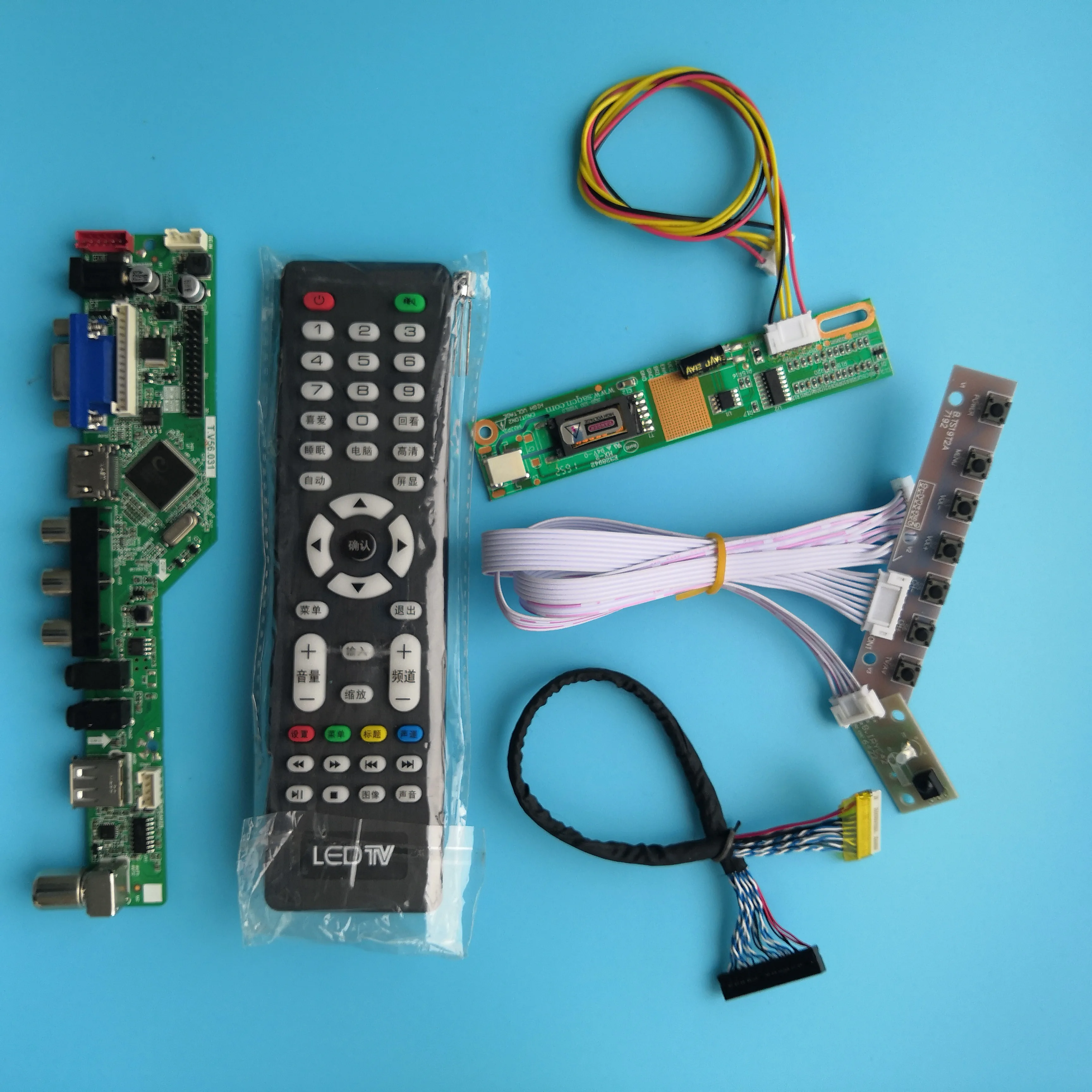 

Плата драйвера для QD15TL02 Rev.02, 30 контактов, 1 лампа, 15,4 дюйма, USB-модуль с цифровым сигналом, VGA AV ТВ-контроллер, новинка, 1280X800