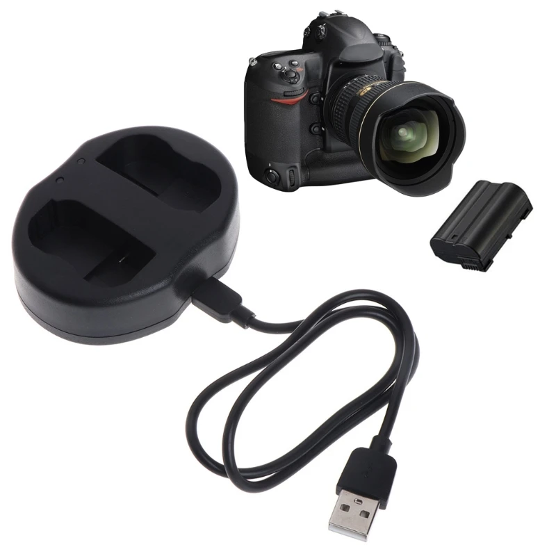 EN-EL15 Dual USB Батарея Зарядное устройство для Nikon D600 D610 D7000 D7100 D800 D810 D750 M5TD