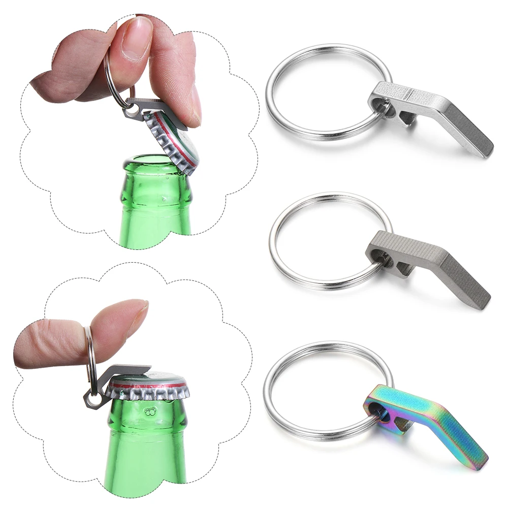 Открывалка для бутылок пива мини брелок ключей переносной открытый небольшой