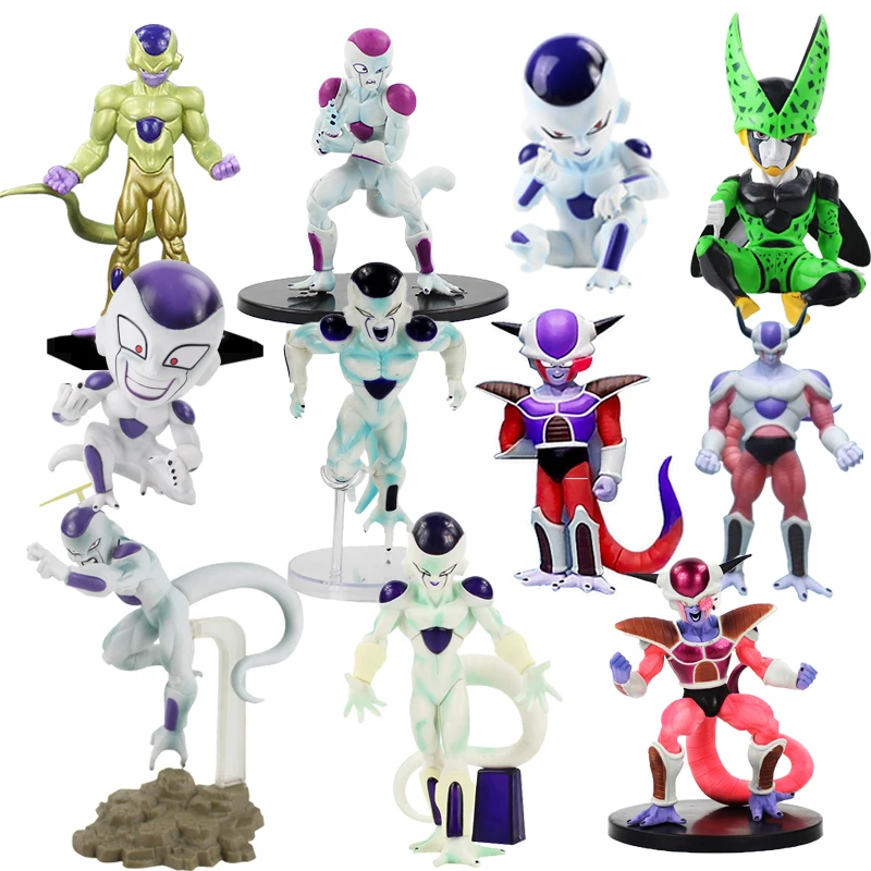 С рисунками из комикса «Жемчуг дракона Z фигурку воскресение F Golden Frieza Фриза экшн-фигурка Dragon Ball Z фигурка морозильник DXF Модель Коллекция