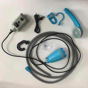 DC3.7V USB Перезаряжаемые Портативный автомобиля душ на открытом воздухе автомобильный водяной пистолет насос для путешествий для домашних животных собак принимать душ комплект караван аксессуары