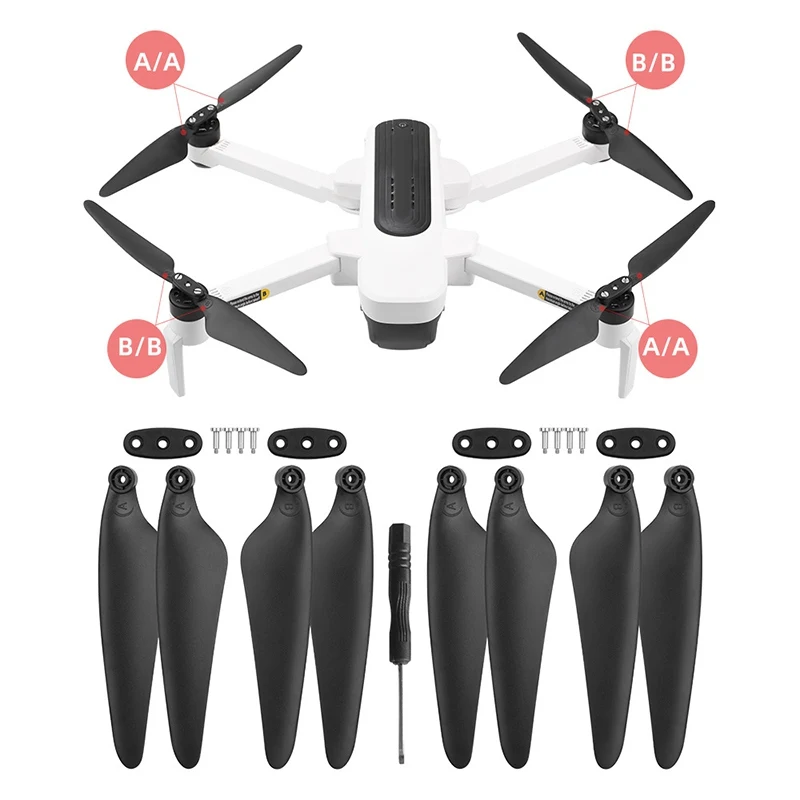8 шт./компл. RC Квадрокоптер запасные части складной пропеллер реквизит Набор для