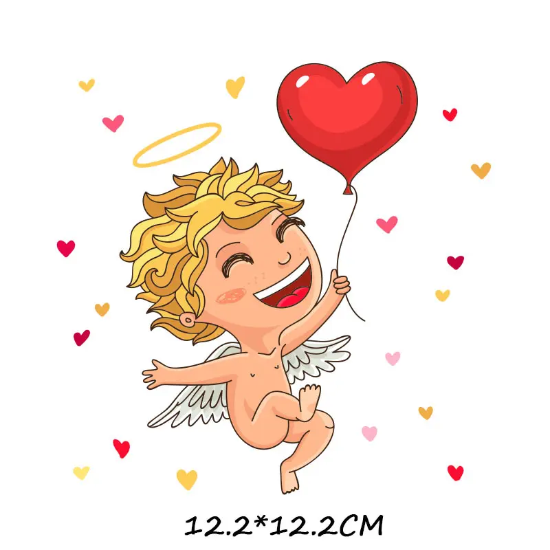 Утюг на ангела нашивки крылья для одежды передачи тепла футболки наклейки одежде