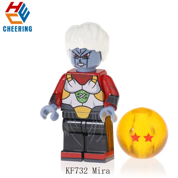 KF732 Without Box Одиночная строительные блоки Dragon Ball пластиковый кирпич Gogeta Son Goku фигурки для детей игрушки KF6069 KF6057 KF6048 KF6040 - Цвет: KF732 Without Box