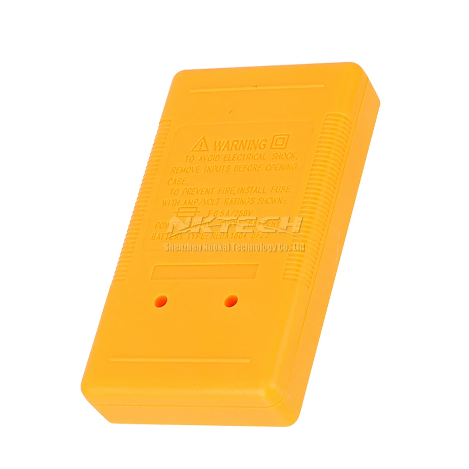 Новый Желтый Цифровой мультиметр DT 830B Электрический вольтметр Амперметр Ом