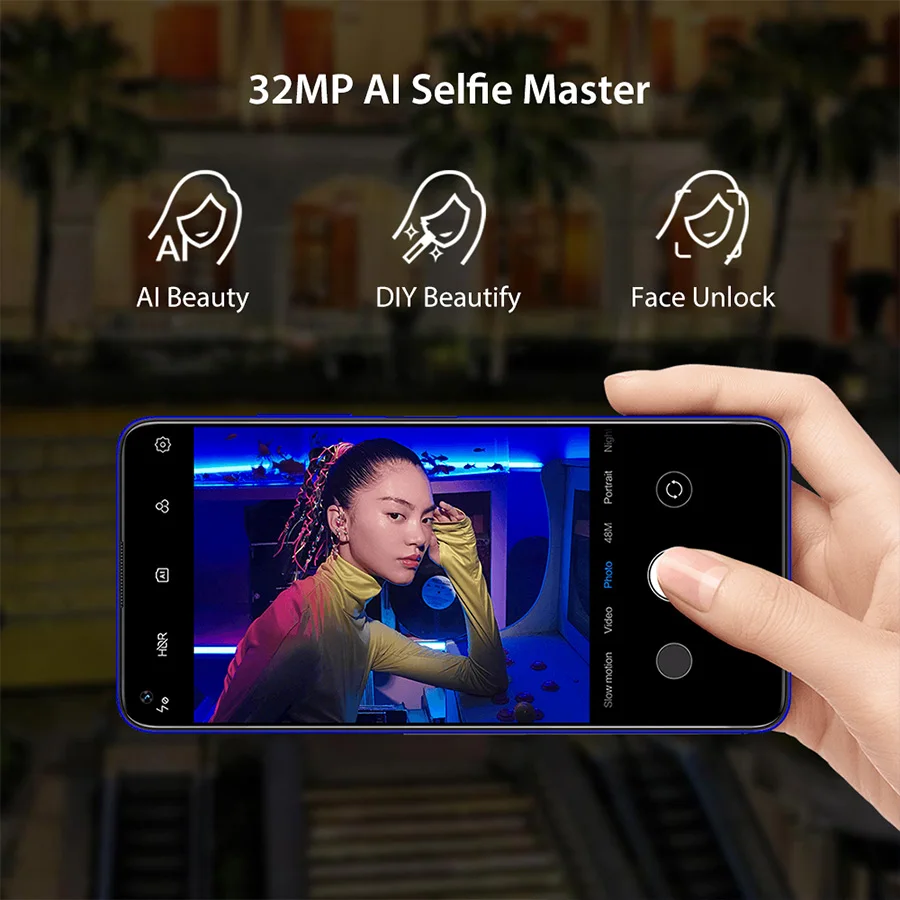 UMIDIGI F2 Android 10 глобальная версия 6,5" FHD+ 6GB 128GB 48MP AI Quad camera 32MP Selfie Helio P70 мобильный телефон 5150mAh мобильный телефон