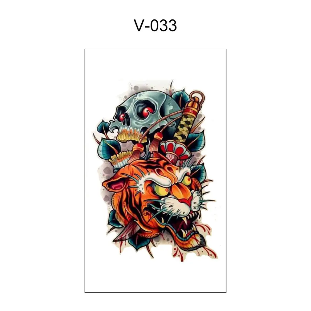 

New Waterproof Sweatproof Simulation Temporary Tattoo Stickers Fashion Fake Tattoos skin Body Art beauty Sticker Adult Men Women