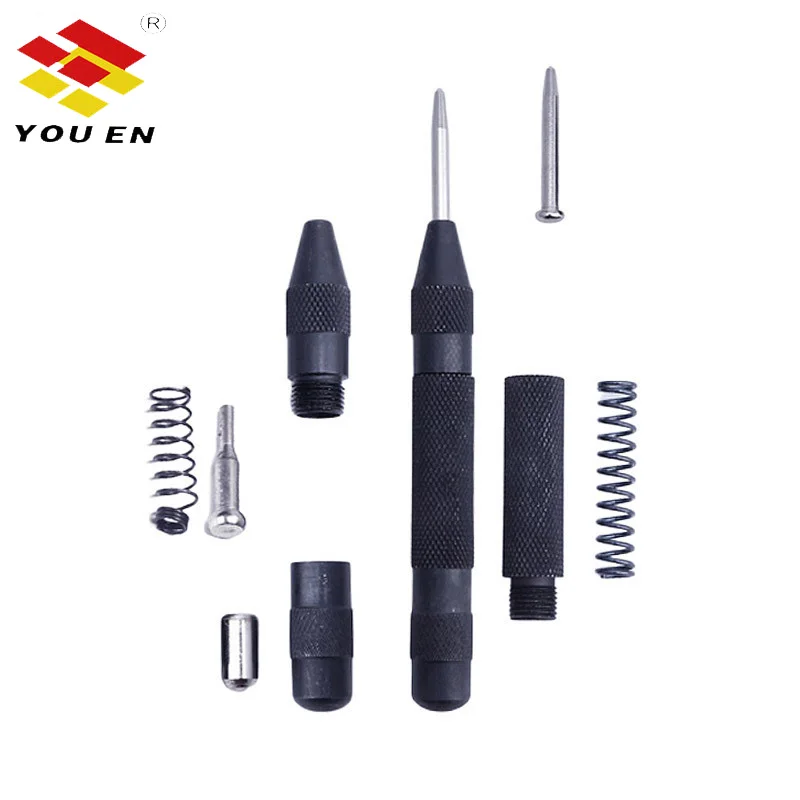 YOUEN тяжелый Прочный автоматический центр Пробивной пружины сверло Авто иглой