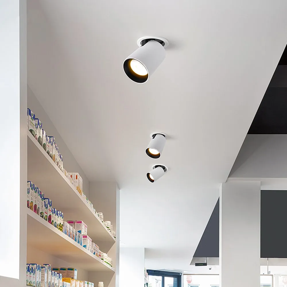 7 Вт 12 затемняемый Встраиваемый светодиодный потолочный светильник для