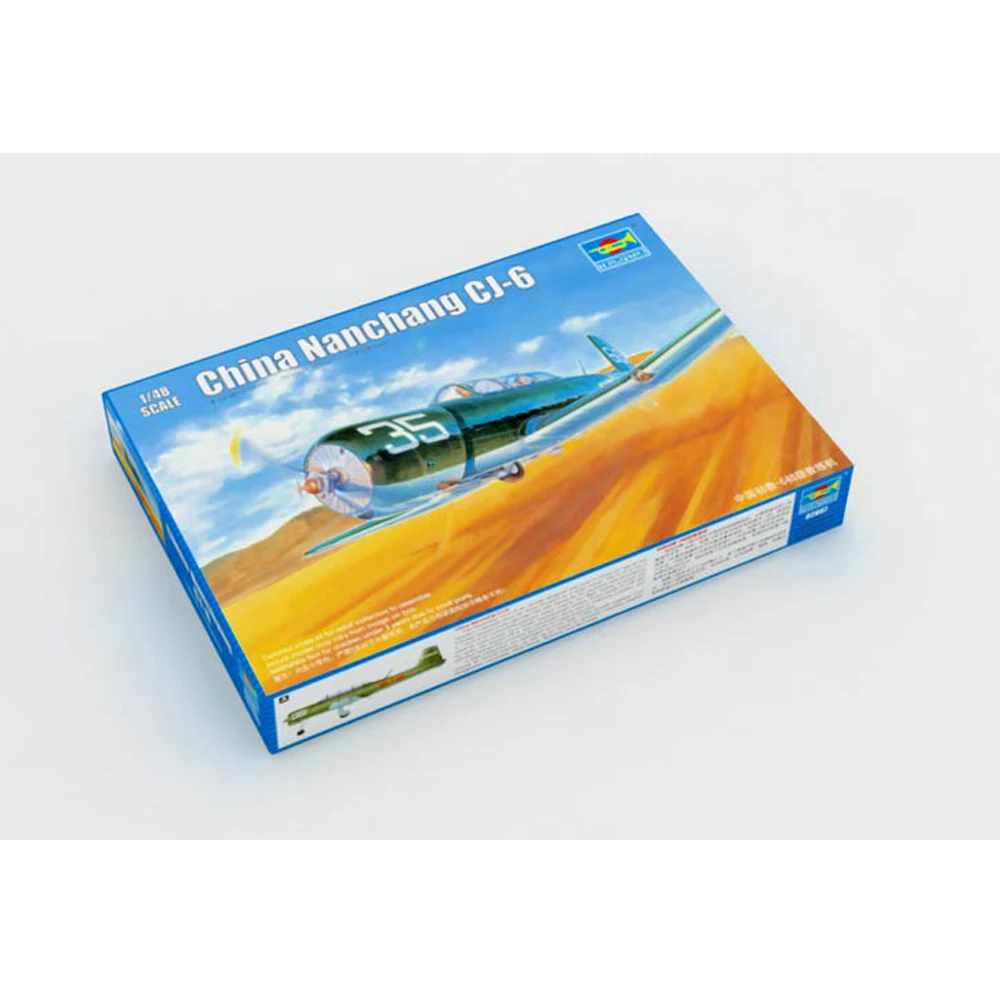 Trumpeter 02887 1:48 1/48 масштаб китайский Наньчан CJ-6 Junior тренировочный самолет игрушка