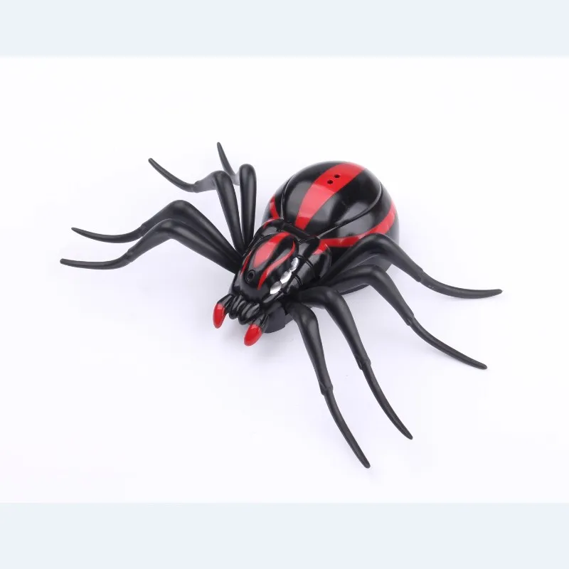 spider Забавный симулятор инфракрасный пульт дистанционного управления шалость насекомое таракан на радиоуправлении кляп игрушка для Шуточный трюк жуки маленькое животное паук-Скорпион пчела - Цвет: spider