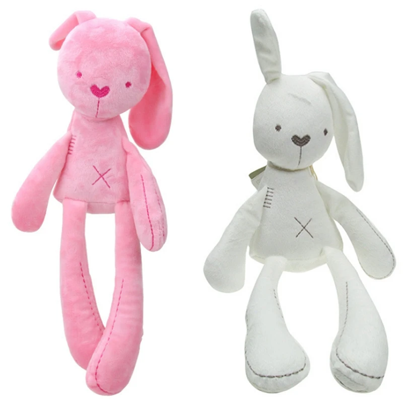 

40cm Baby Rabbit Sleeping Comfort Doll Plush Toys Smooth Obedient Calm Attract Kids' Attention Foster Kids' Curiosity