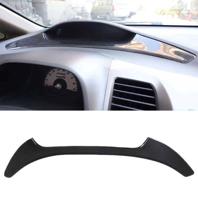 

Спидометр с центральным управлением, отделка из углеродного волокна, текстура, Черный ABS, подходит для Honda Civic 8, 2006, 2007, 2008, 2009, 2010, 2011