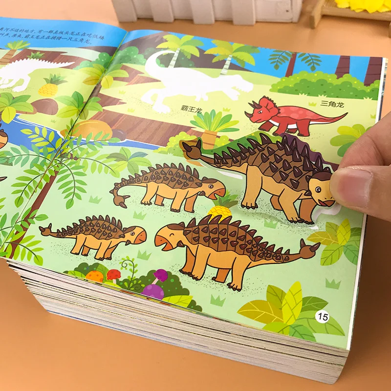 С изображением мультипликационных персонажей для детей стикеры книги