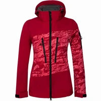 women ski jackets hooded soft shell winter jacket waterproof windproof snowboard jacket female snowboarding skiing hiking sports