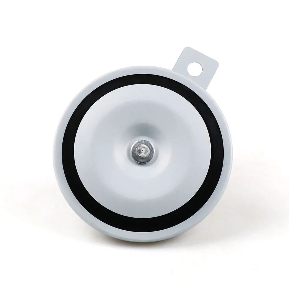 Электрический 12V 105dB воздушный рожок Алюминий Катушки Серебро громкий трубы для