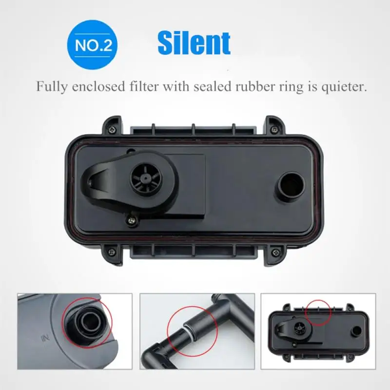 Внешний фильтр для аквариума Настольный настенный энергосберегающий бесшумный