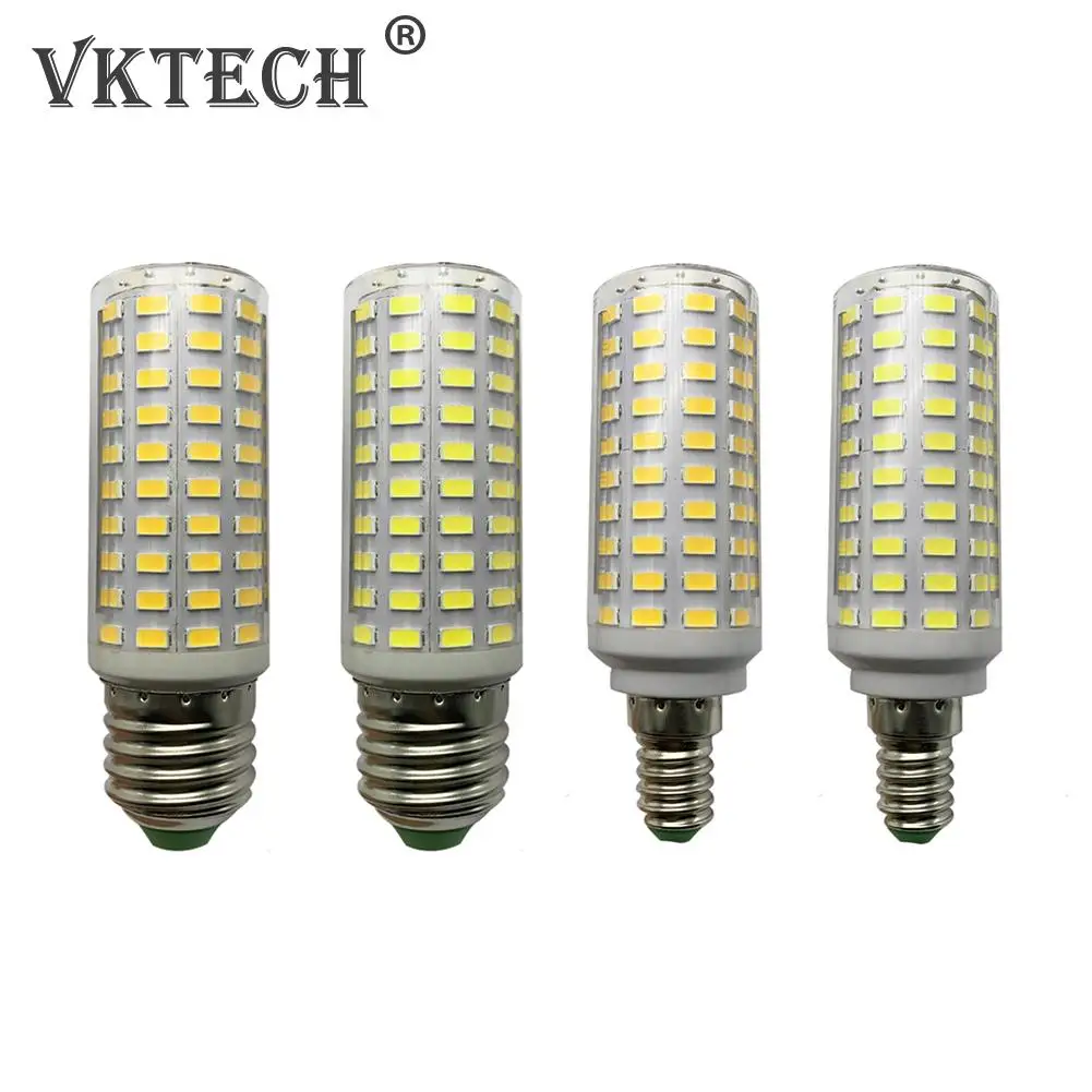 

Mini Aluminum E27 E14 Corn Lamp 110 SMD5730 LED Warm Cool White Spotlight 20W Flicker Free 360 Beam Angle Chandelier Light