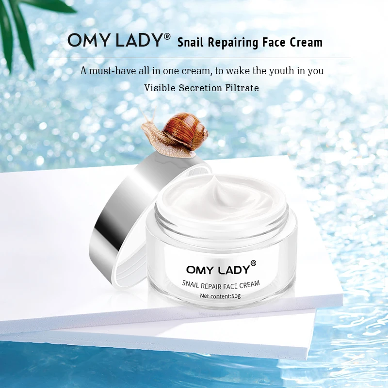 OMY LADY крем с улиткой увлажняющий для лица Улитка восстановление против старения