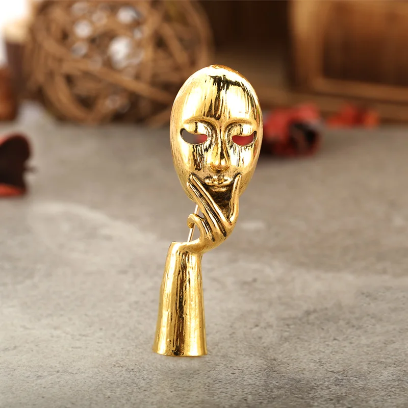 Funmor таинственный танец Брошь с маской Сплав булавка для женщин девушки вечерние