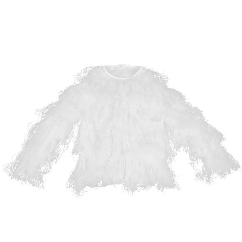 Пончо унисекс из волокна для охоты на открытом воздухе Камуфляжный зимний костюм