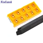 10 шт. DCMT0702 DCGT, наружные круглые карбидные вставки, 1 шт. SDNCN1010H07, держатель внешнего токарного инструмента SDNCN1212H07, набор инструментов для токарного станка с ЧПУ