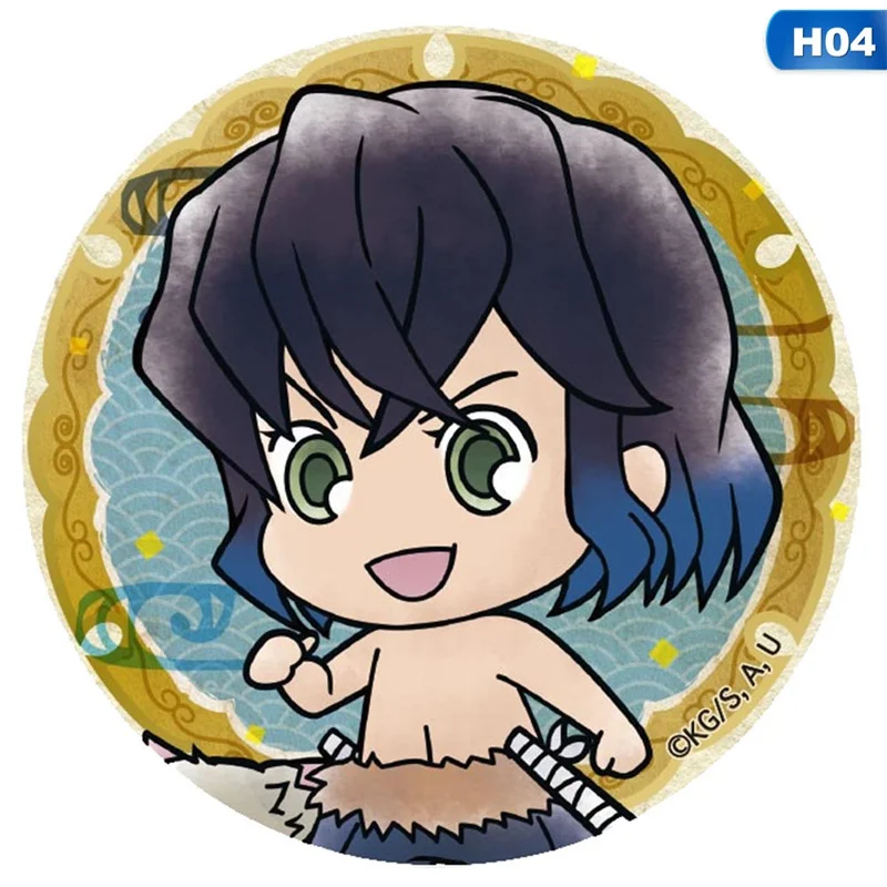 

Anime Demon Slayer: Kimetsu no Yaiba Kamado Tanjirou Cosplay Badge Cartoon Collect Backpacks Button Brooch Pins Wholesale