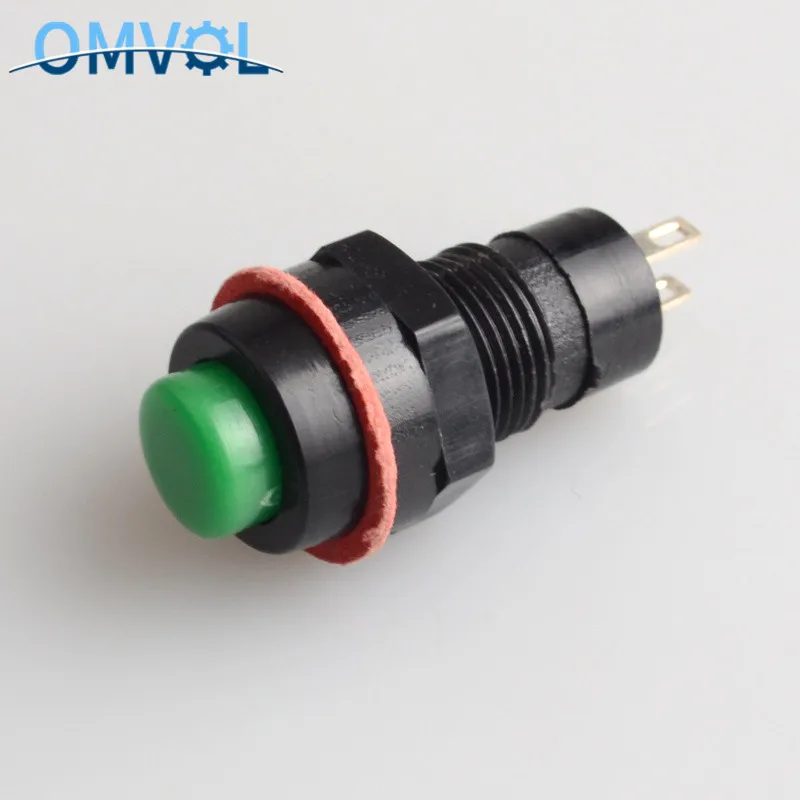 1 шт. самоблокирующийся кнопочный переключатель 10 мм Мгновенный сброса |