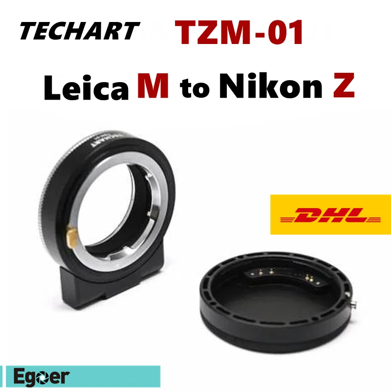 

TECHART TZM-01 Auto Focus Adapter ring for Leica M Lens to Nikon Z mount Cameras Z5 Z6 Z7 Z50 Z6II Z7II