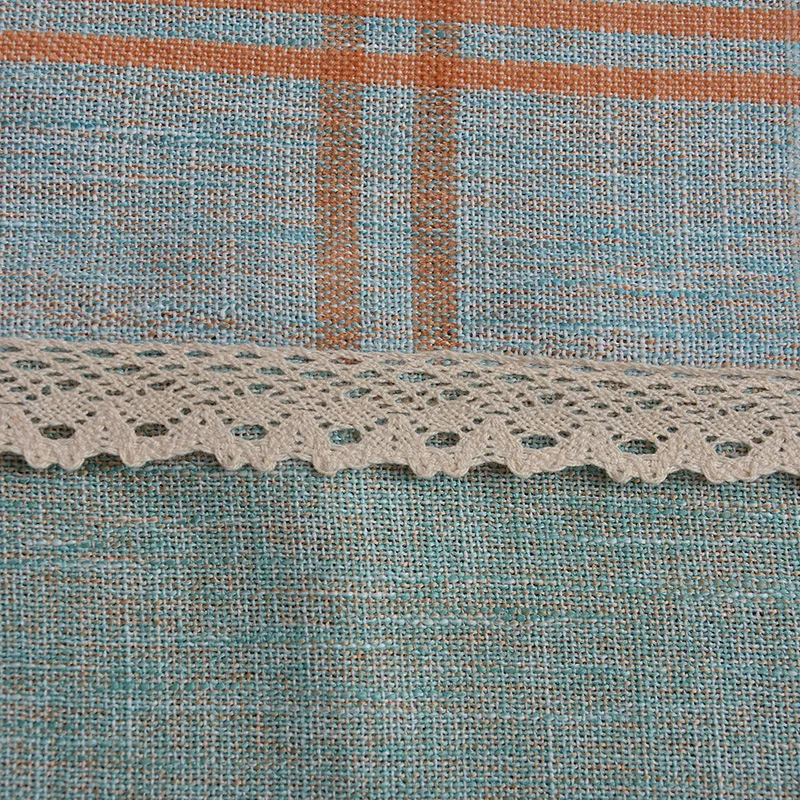 Современные Простые льняные соединения из синели для затемнения светильник ких