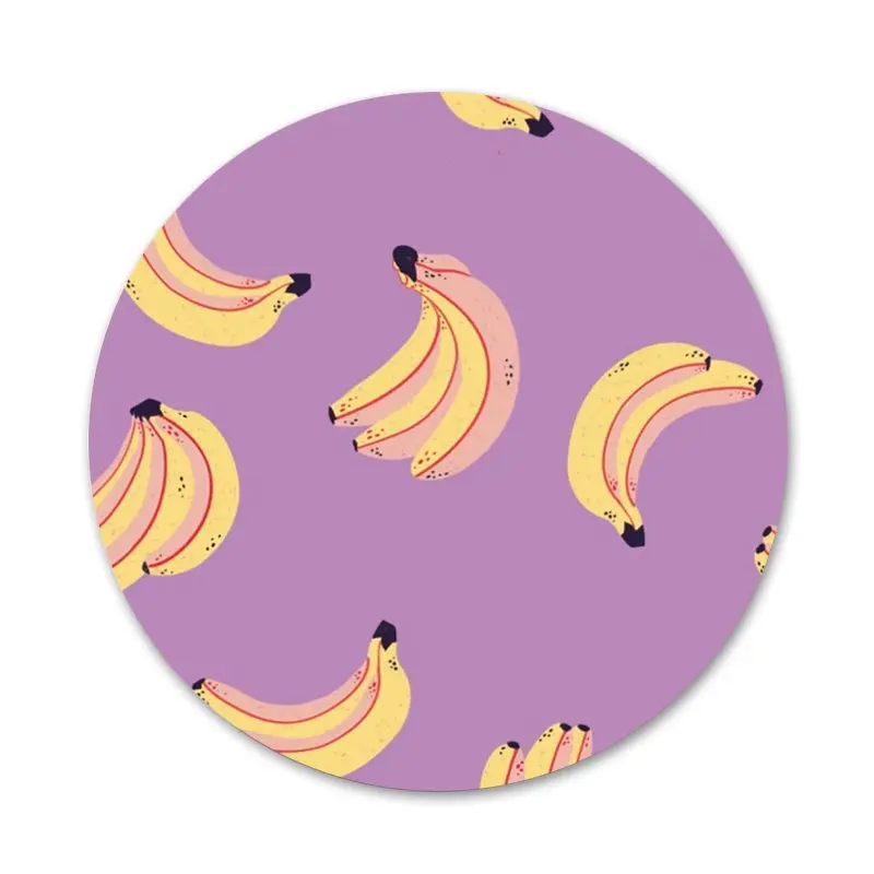 

58mm Cartoon Fruit Banana Badge Brooch Pin Accessories For Clothes Backpack Decoration gift