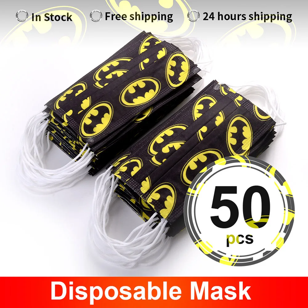 

10/20/50/100/200PCS Disposable Face Mask Industrial 3Ply Ear Loop Mouth Cover Fashion Fabric Masks face cover mascarillas new