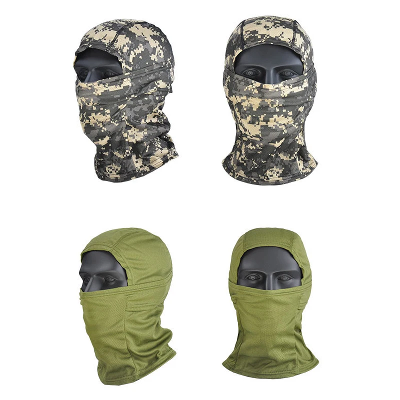 Камуфляжная Балаклава для страйкбола маска на все лицо CS Wargame езды велосипеде