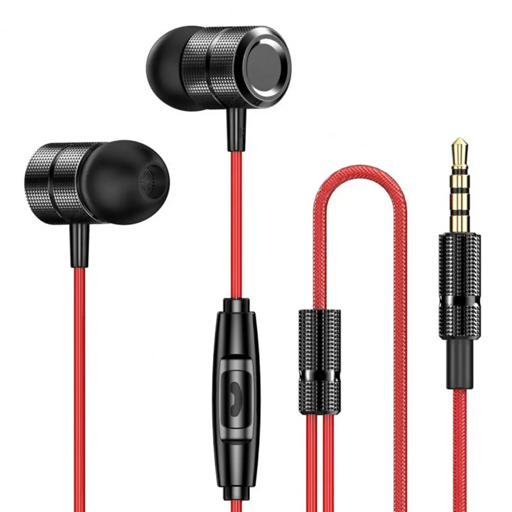 

2021 New Design Wired Earphone with Mic High Fidelity Noise Reduction Universal 3.5mm HiFi In-ear Earbud for Recording Songs