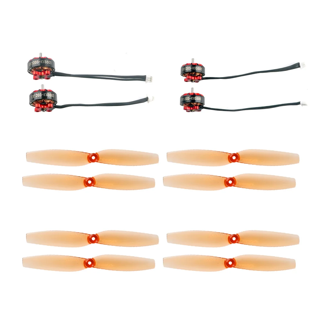 DIY Happymodel EX1203 1203 5500KV 2 4S бесщеточный мотор с Gemfan Mini 65 мм реквизит для зубочисток BetaFPV