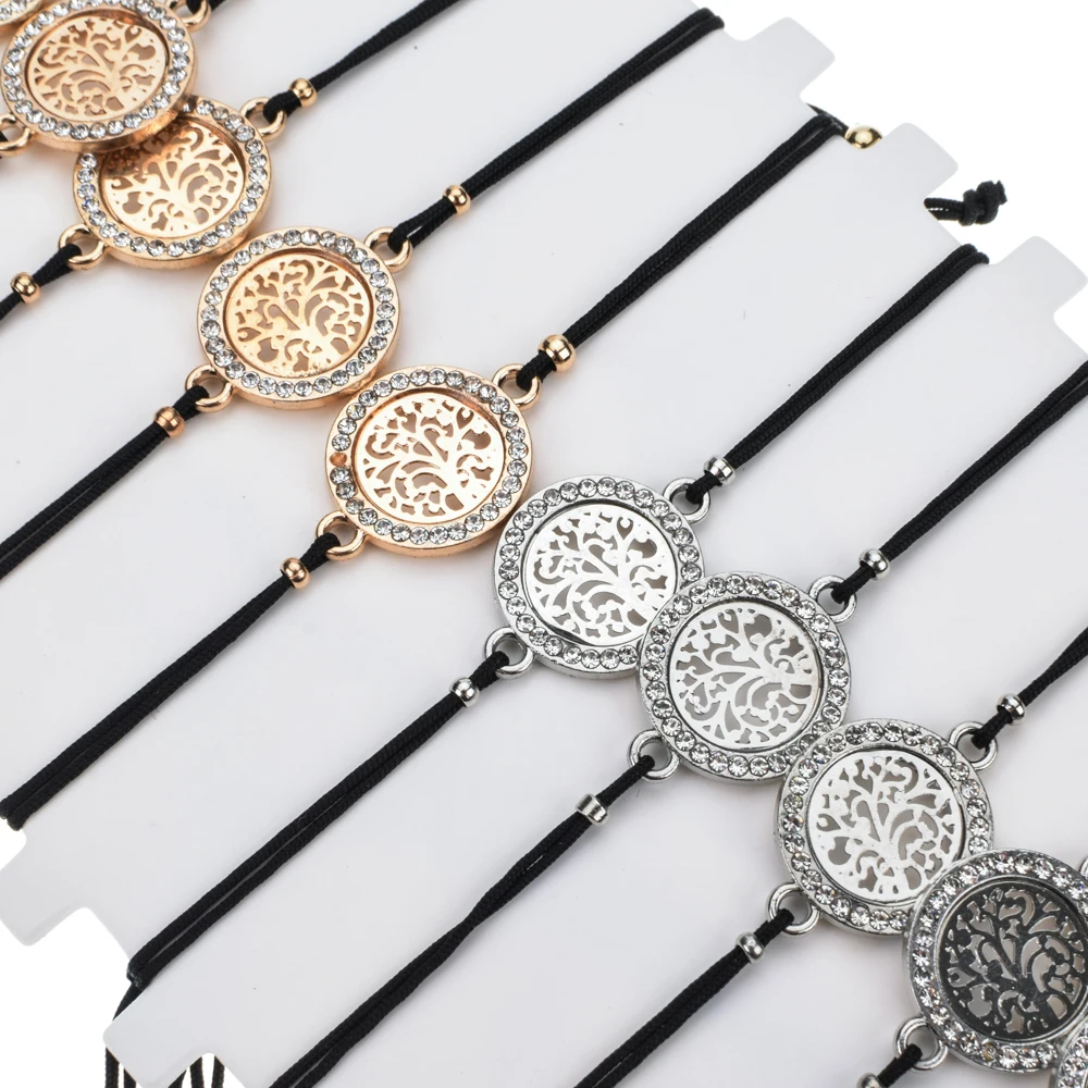 12 шт./компл. набор очаровательных браслетов древо жизни Женский Регулируемый