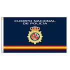 Декоративный Флаг национальной полиции Испании, 3x5 футов