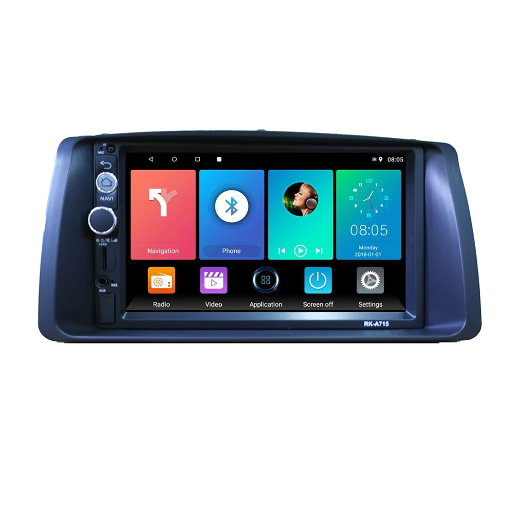 

Автомобильный мультимедийный видеопроигрыватель, 2 Din, с зеркальной ссылкой, для Toyota Corolla 2003-2006, комплект с облицовочной панелью, головное ус...