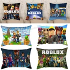 Robloxs Подушка Чехол с рисунком из аниме подушка для игр крышка Украшенные забавной аппликацией Напечатано Подушка Чехол Наволочка украшения в спальню Дети подарок
