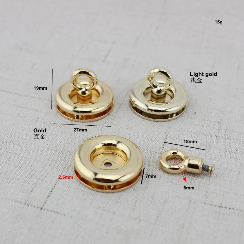 Круглые глазки с винтами 4 шт. плоские круглые для багажа фурнитура аксессуары