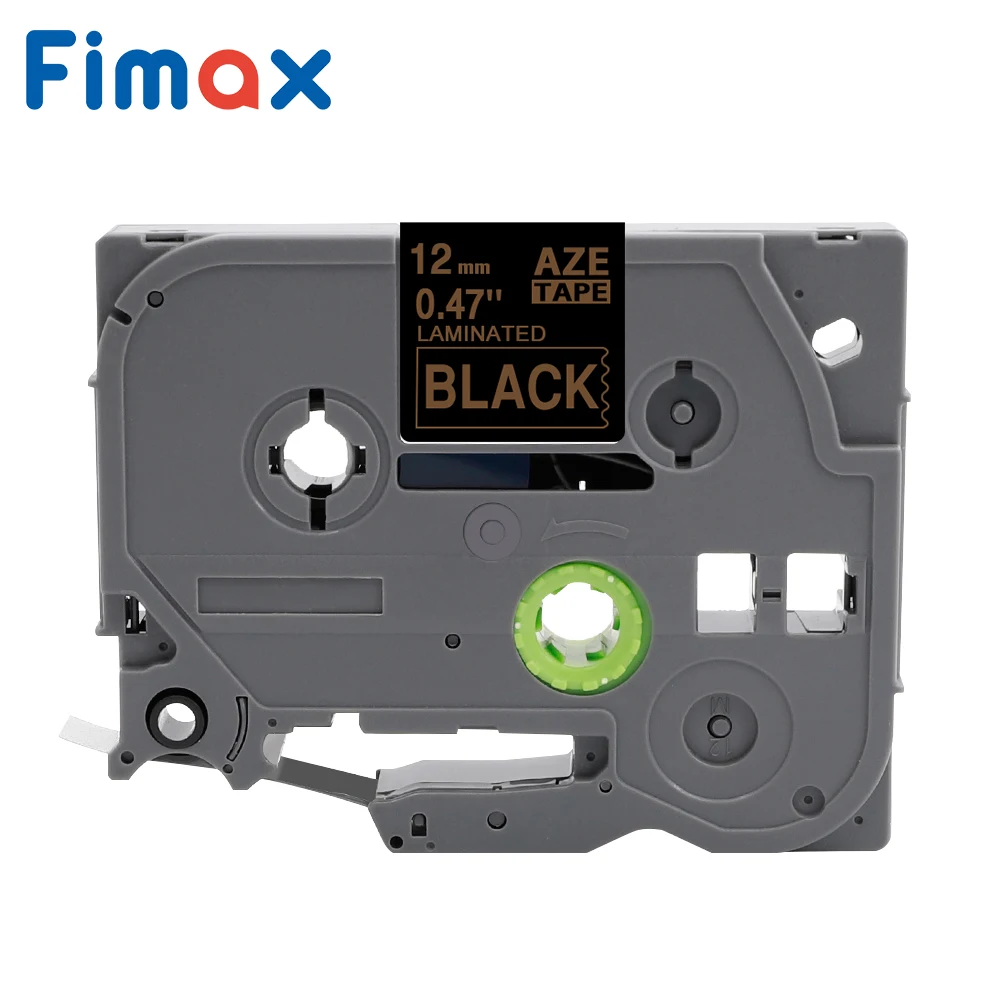 Gold on Black Fimax tze231 Tze-231 tz лента многоцветный узор 12 мм Совместимость для Brother p-touch принтер Tz-231 TZ231 для Brother производитель этикеток - Цвет: Gold on Black