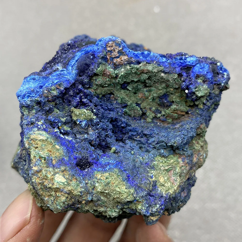 

Natural azurite mineral cristal espcime da provncia de anhui, china